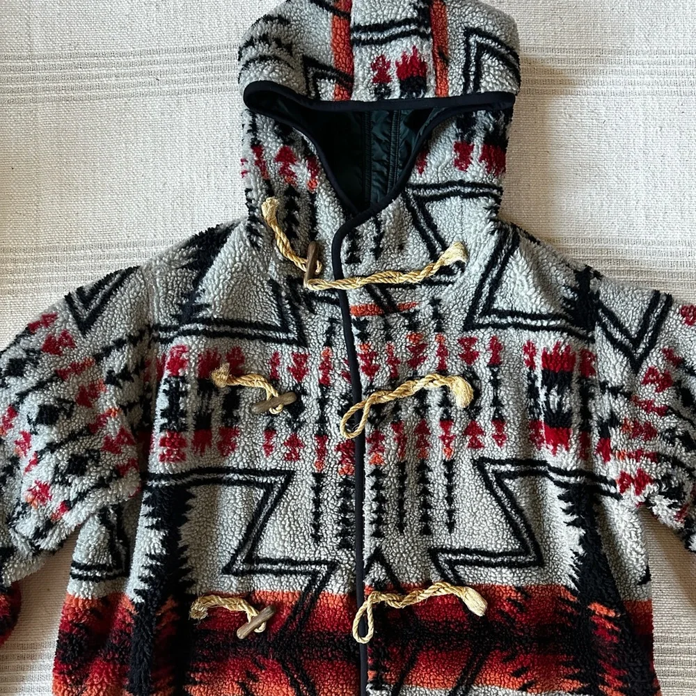 Kapital Fleece Parka Jacket (Size 3 JPN) - Picture 2 of 7
